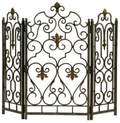49" Marcel 3 Panel Fireplace Screen