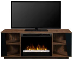 59" Dimplex Arlo Media Console Electric Fireplace With Glass Ember Bed