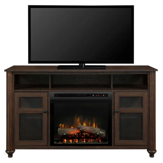 56" Dimplex Xavier Media Console Electric Fireplace With Logs 1 56" Dimplex Xavier Media Console Electric Fireplace With Logs