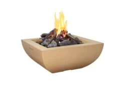 36" Bordeaux Square Fire Bowl