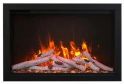 33" Traditional Smart Series Electric Indoor / Outdoor Fireplace