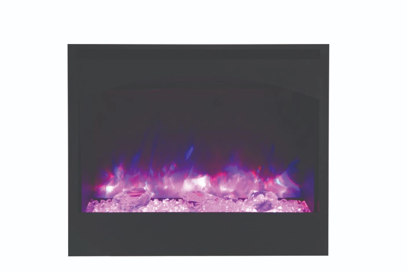 31" Zero Clearance Flat Electric Fireplace With A 6 Log Set 1 31" Zero Clearance Flat Electric Fireplace With A 6 Log Set
