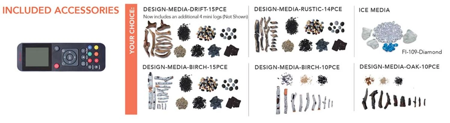 33” Traditional Bespoke Smart Indoor / Outdoor Electric Fireplace Insert 13 33” Traditional Bespoke Smart Indoor / Outdoor Electric Fireplace Insert - Image 13