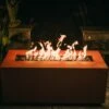 36" Linear Outdoor Custom Iron Fire Pit