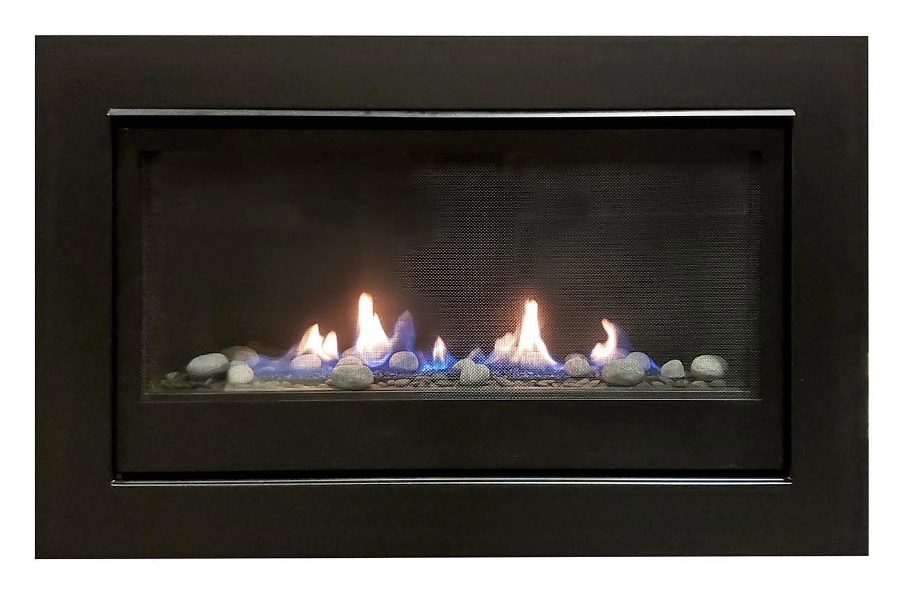 36" Boston Builders Direct Vent Linear Natural Gas Wall Fireplace 1 36" Boston Builders Direct Vent Linear Natural Gas Wall Fireplace