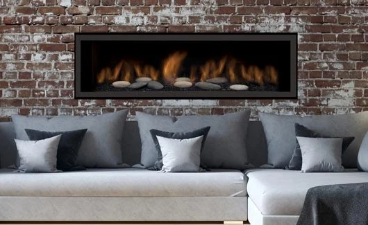 65" Austin Liquid Propane Direct Vent Linear Wall Fireplace 1 65" Austin Liquid Propane Direct Vent Linear Wall Fireplace