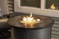 40" Edison Round Gas Fire Pit Table