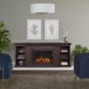 74" Winterset Dark Walnut Electric Fireplace