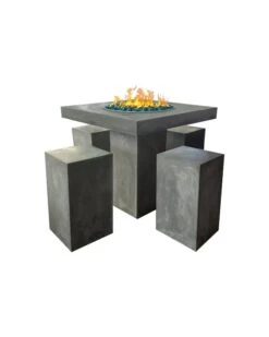 Gist Piazza Bistro Table W/ 4 Stools