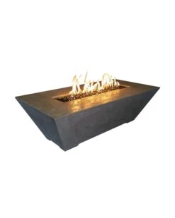 60" Oblique Rectangular Fire Table
