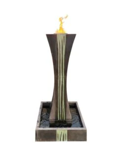 Gist Fountain W/ Fire