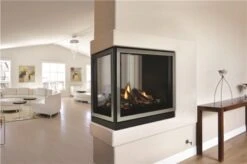 Empire 36" Tahoe Direct Vent Peninsula See-Through Premium Natural Gas Fireplace