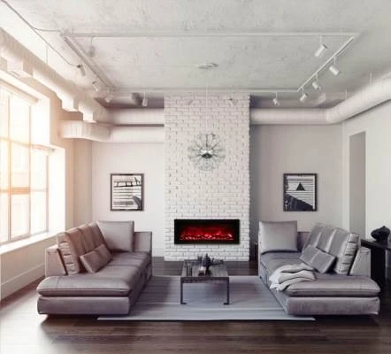 74" Symmetry Xtra Tall Bespoke Smart Indoor / Outdoor Electric Fireplace 10 74" Symmetry Xtra Tall Bespoke Smart Indoor / Outdoor Electric Fireplace - Image 10