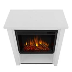 32" Hollis Real Flame White Electric Fireplace Stove 16 32" Hollis Real Flame White Electric Fireplace Stove -Dimplex Shop 10 65