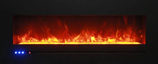 34" Sierra Flush Wall Mount Electric Fireplace W/ Steel Surrounding With Clear Media 11 34" Sierra Flush Wall Mount Electric Fireplace W/ Steel Surrounding With Clear Media - Image 11