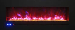 60" Sierra Flush Wall Mount Electric Fireplace W/ Steel Surrounding With Clear Media 30 60" Sierra Flush Wall Mount Electric Fireplace W/ Steel Surrounding With Clear Media -Dimplex Shop 11 41