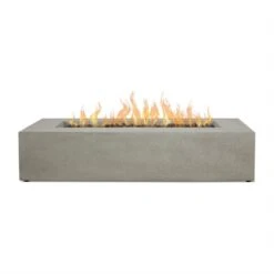 56" Beaumont Rectangle Propane Fire Table In Flint -Dimplex Shop 11 64