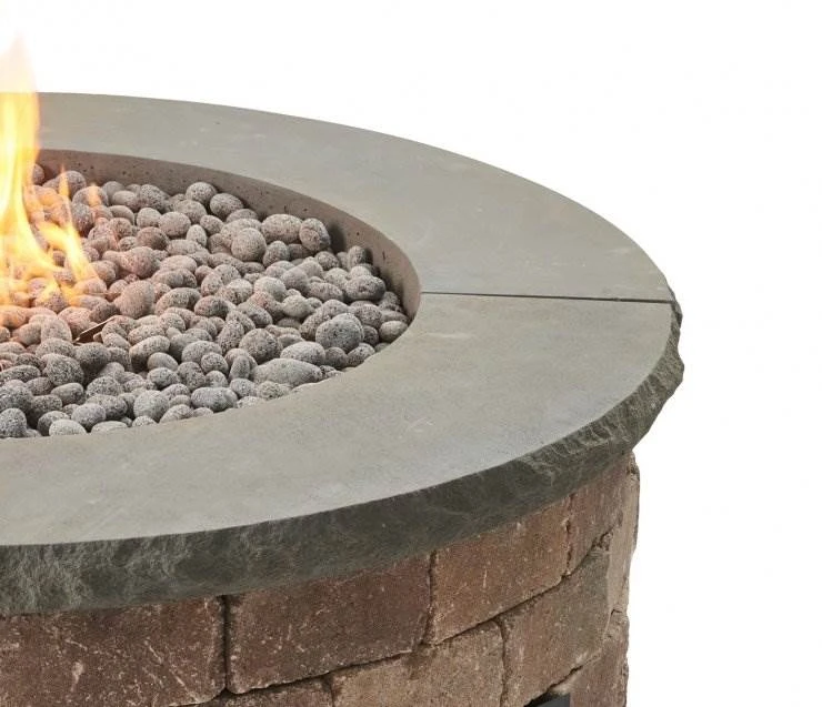 Bronson Block Round DIY Gas Fire Pit Kit 11 Bronson Block Round DIY Gas Fire Pit Kit - Image 11