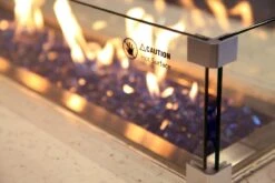 Athena 60" Grand Canyon Olympus Natural Gas Rectangular Gas Fire Pit Table -Dimplex Shop 11120Athena20Fire20Glass 1