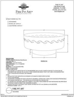 30" Fire Surfer Outdoor Fire Pit -Dimplex Shop 12 37
