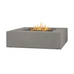 40" Eureka Low Square Propane Fire Table In Flint -Dimplex Shop 12 46