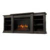 81" Eliot Grand Antique Gray Entertainment Center Infrared Electric Fireplace