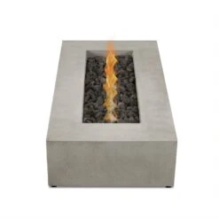 56" Beaumont Rectangle Propane Fire Table In Flint -Dimplex Shop 13 34