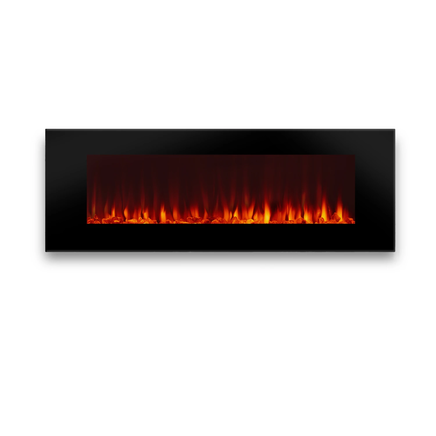 50" DiNatale Black Wall-Mounted Electric Fireplace 1 50" DiNatale Black Wall-Mounted Electric Fireplace