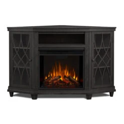 56" Lynette Gray Corner Entertainment Electric Fireplace -Dimplex Shop 1750E GRY Main
