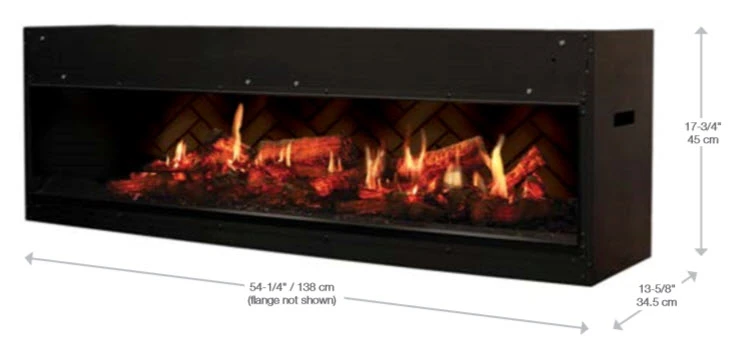 54" Dimplex Opti-V Duet Fireplace Insert 2 54" Dimplex Opti-V Duet Fireplace Insert - Image 2