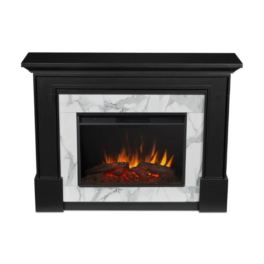 61.25" Merced Black Electric Fireplace 2 61.25" Merced Black Electric Fireplace - Image 2