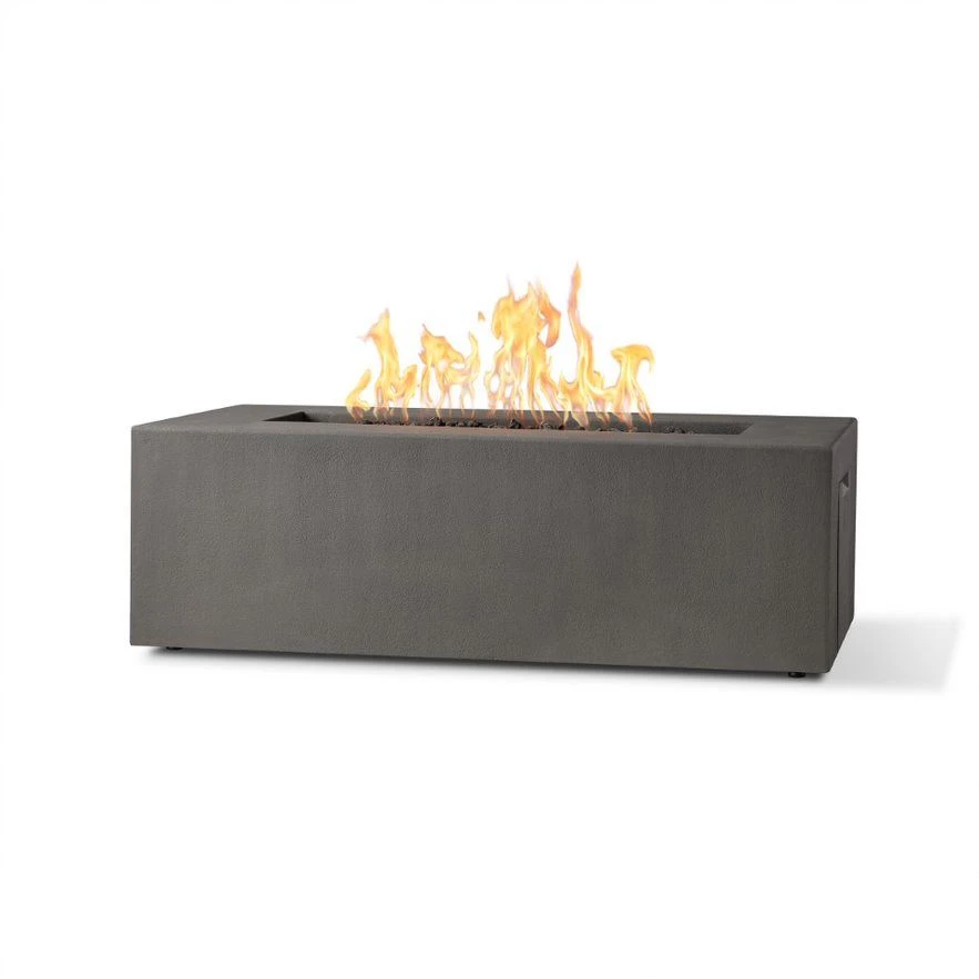 60" Eureka Casual Rectangle Propane Fire Table In Carbon 2 60" Eureka Casual Rectangle Propane Fire Table In Carbon - Image 2