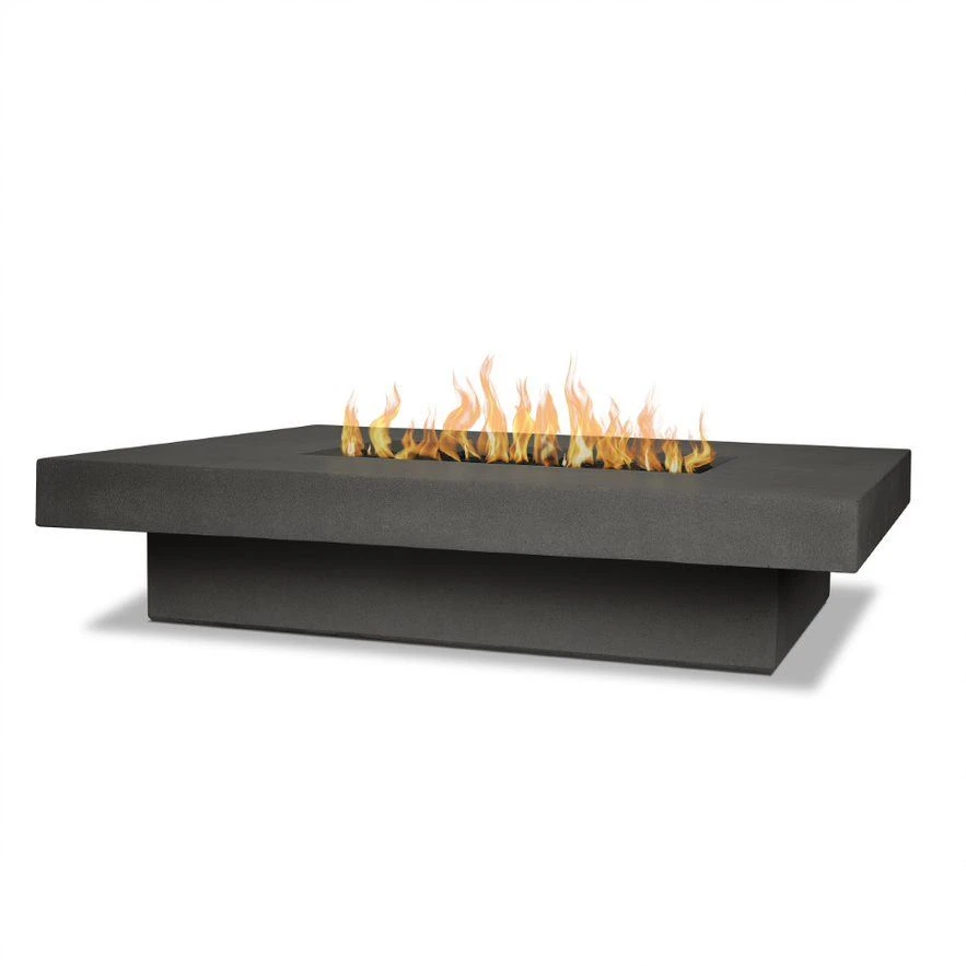 60" San Leandro Low Rectangle Propane Fire Table In Carbon 2 60" San Leandro Low Rectangle Propane Fire Table In Carbon - Image 2