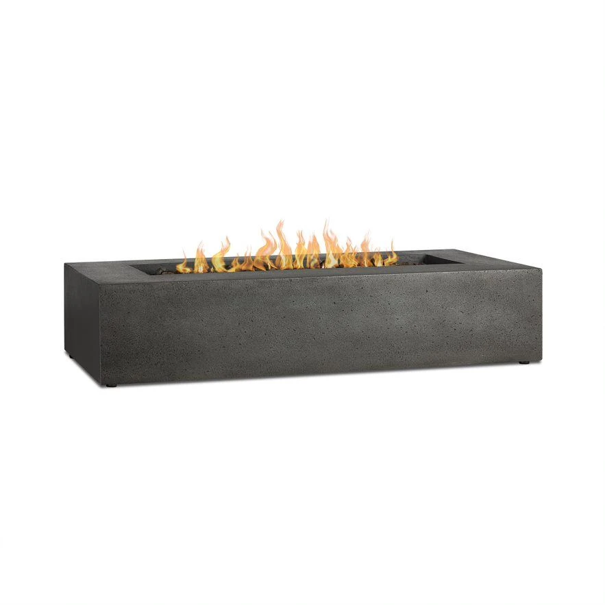 56" Beaumont Rectangle Propane Fire Table In Carbon 2 56" Beaumont Rectangle Propane Fire Table In Carbon - Image 2