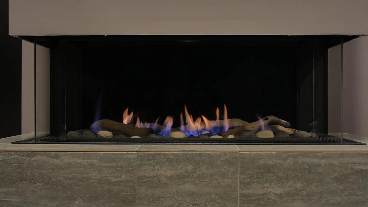 48" Toscana 3 Sided Natural Gas Wall Fireplace 1 48" Toscana 3 Sided Natural Gas Wall Fireplace