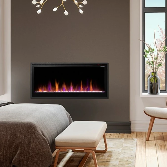42" Dimplex Multi-Fire Slim Built-in Linear Electric Fireplace 2 42" Dimplex Multi-Fire Slim Built-in Linear Electric Fireplace - Image 2