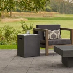 60" San Leandro Low Rectangle Propane Fire Table In Carbon 28 60" San Leandro Low Rectangle Propane Fire Table In Carbon -Dimplex Shop 21 03 1