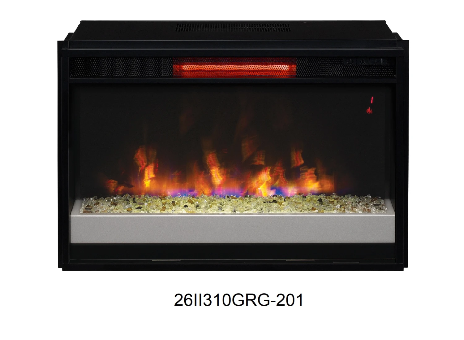 59" LaSalle Midnight Cherry Electric Fireplace Media Console 5 59" LaSalle Midnight Cherry Electric Fireplace Media Console - Image 5