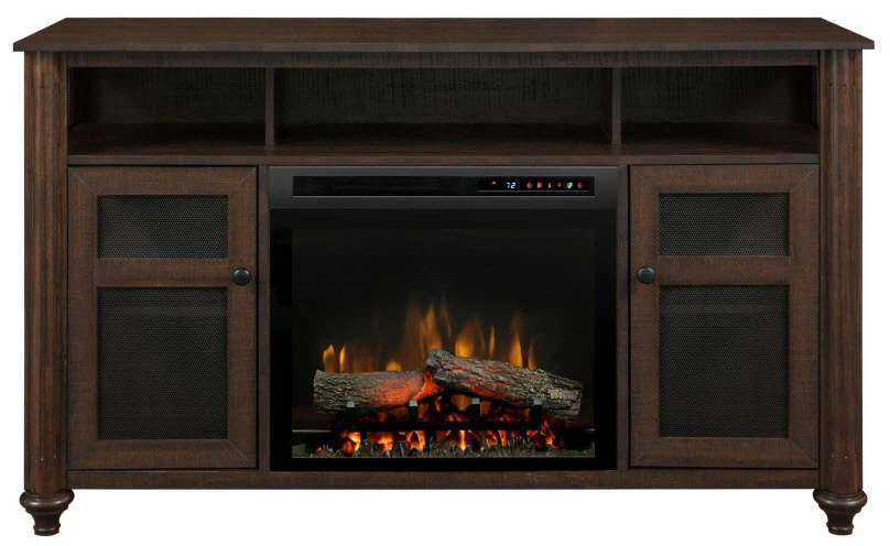 56" Dimplex Xavier Media Console Electric Fireplace With Logs 3 56" Dimplex Xavier Media Console Electric Fireplace With Logs - Image 3