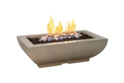 50" Bordeaux Rectangle Fire Bowl