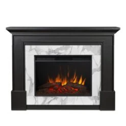 61.25" Merced Black Electric Fireplace 9 61.25" Merced Black Electric Fireplace -Dimplex Shop 3 377