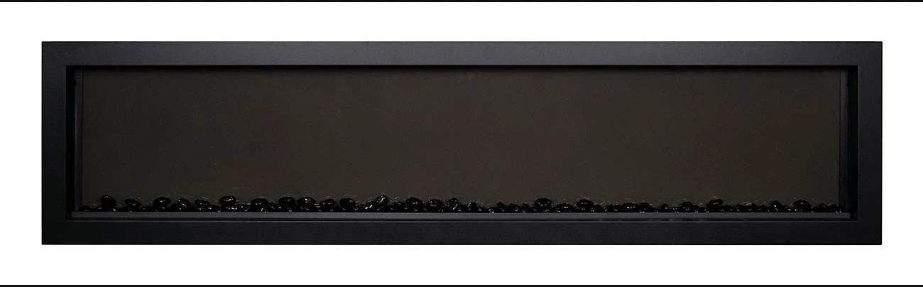 50" Panorama Xtraslim Smart Full View Indoor /Outdoor Electric Fireplace With Black Steel Surround 6 50" Panorama Xtraslim Smart Full View Indoor /Outdoor Electric Fireplace With Black Steel Surround - Image 6