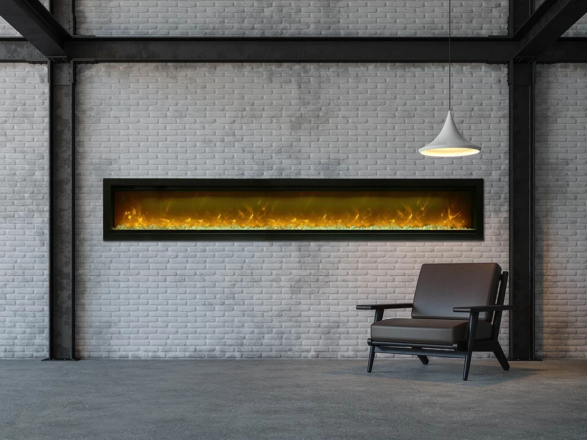 Amantii Symmetry Smart 100" Electric Fireplace 3 Amantii Symmetry Smart 100" Electric Fireplace - Image 3