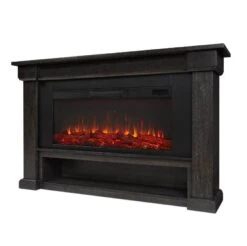 66" Bristow Weathered Wood Electric Fireplace 11 66" Bristow Weathered Wood Electric Fireplace -Dimplex Shop 3 440