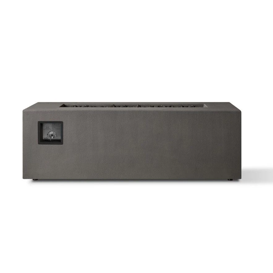 60" Eureka Casual Rectangle Propane Fire Table In Carbon 3 60" Eureka Casual Rectangle Propane Fire Table In Carbon - Image 3