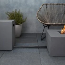 40" Eureka Low Square Propane Fire Table In Carbon 37 40" Eureka Low Square Propane Fire Table In Carbon -Dimplex Shop 3 452 8