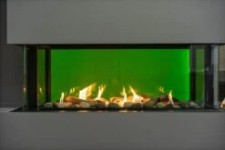 48" Lyon 4 Sided See Through Natural Gas Wall Fireplace -Dimplex Shop 3 456