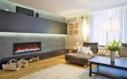 100" Symmetry Xtra Tall Smart Electric Indoor / Outdoor WiFi Enabled Fireplace -Dimplex Shop 3 468