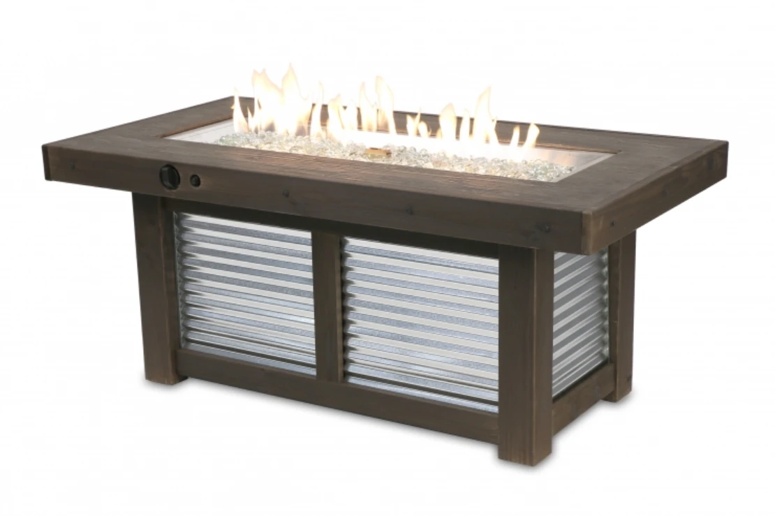 57" Denali Brew Linear Gas Fire Pit Table 3 57" Denali Brew Linear Gas Fire Pit Table - Image 3