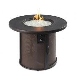 31.5" Brown Stonefire Round Gas Fire Pit Table 14 31.5" Brown Stonefire Round Gas Fire Pit Table -Dimplex Shop 3 497